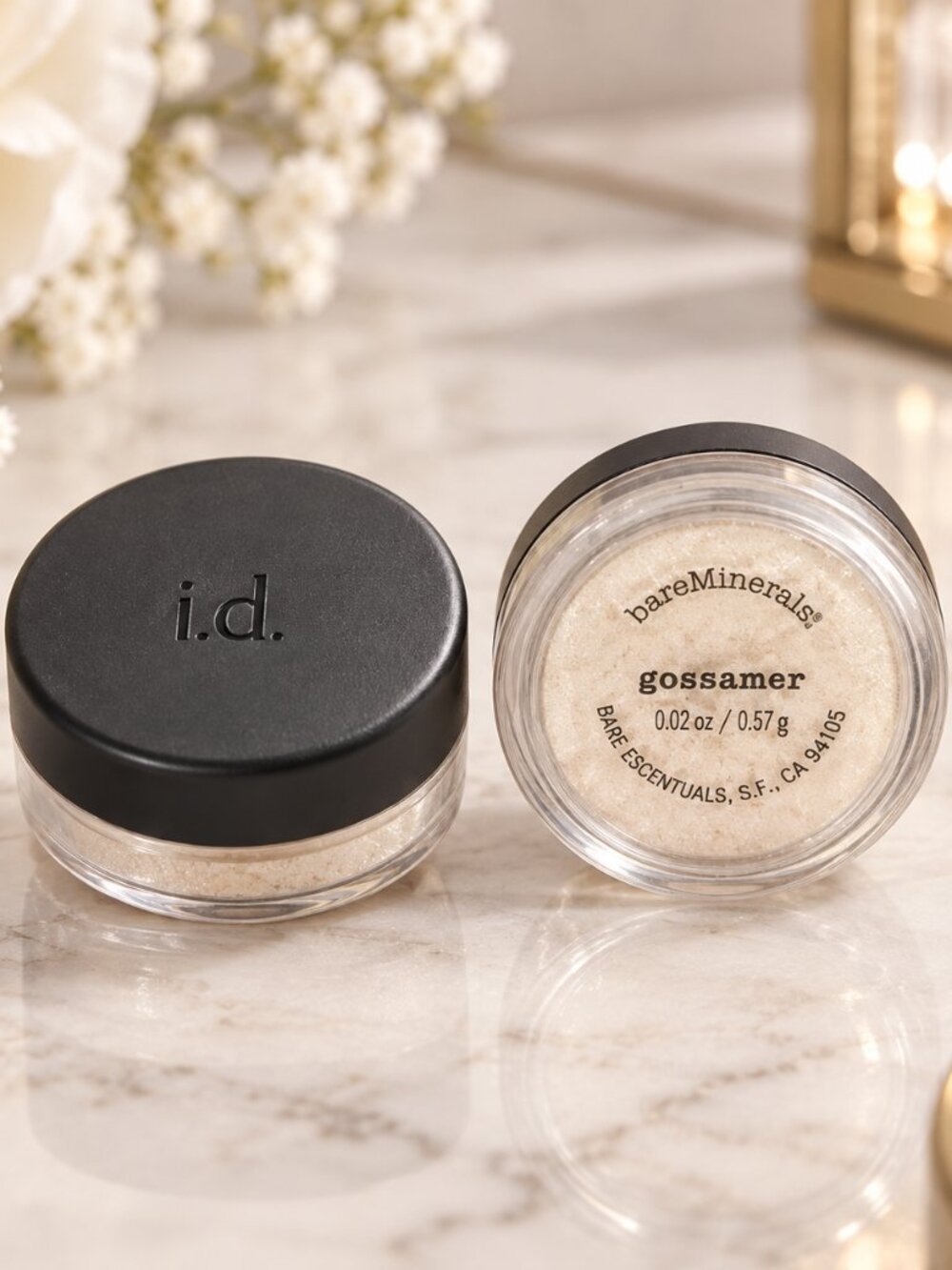 $50 Value | bareMinerals i.d. Gossamer Face Color – 0.02 oz Each – 2 PACK – NWOB